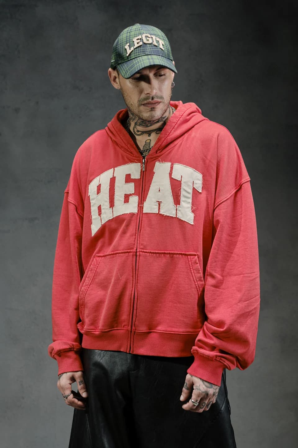 Hustle The Hall Of Hustle Zip Hoodie — front view